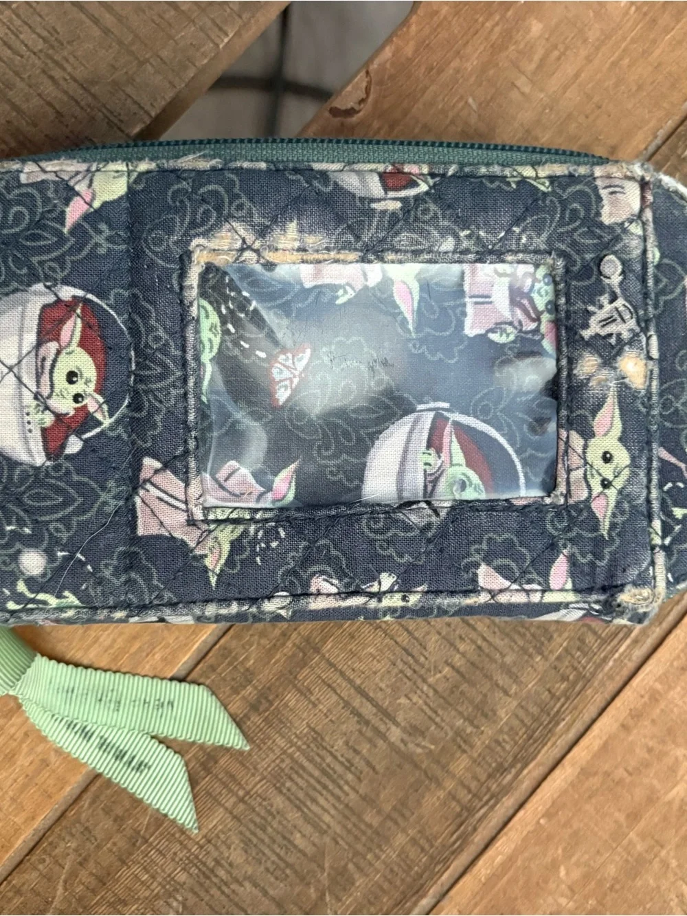 Baby Yoda (Grogu) Mint Green Wallet